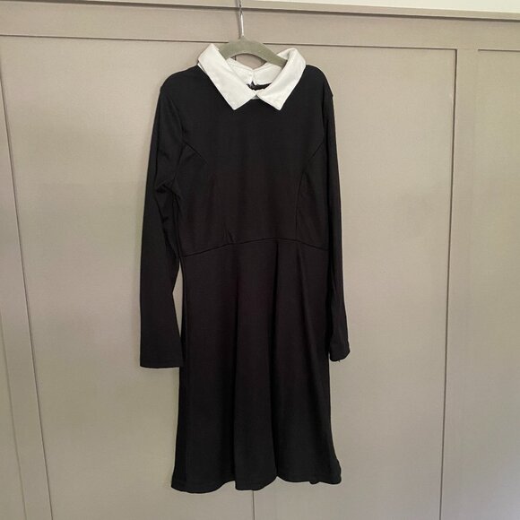 Girls Besser Boy Wednesday Costume Dress - Size 140/US 10 - Picture 1 of 4